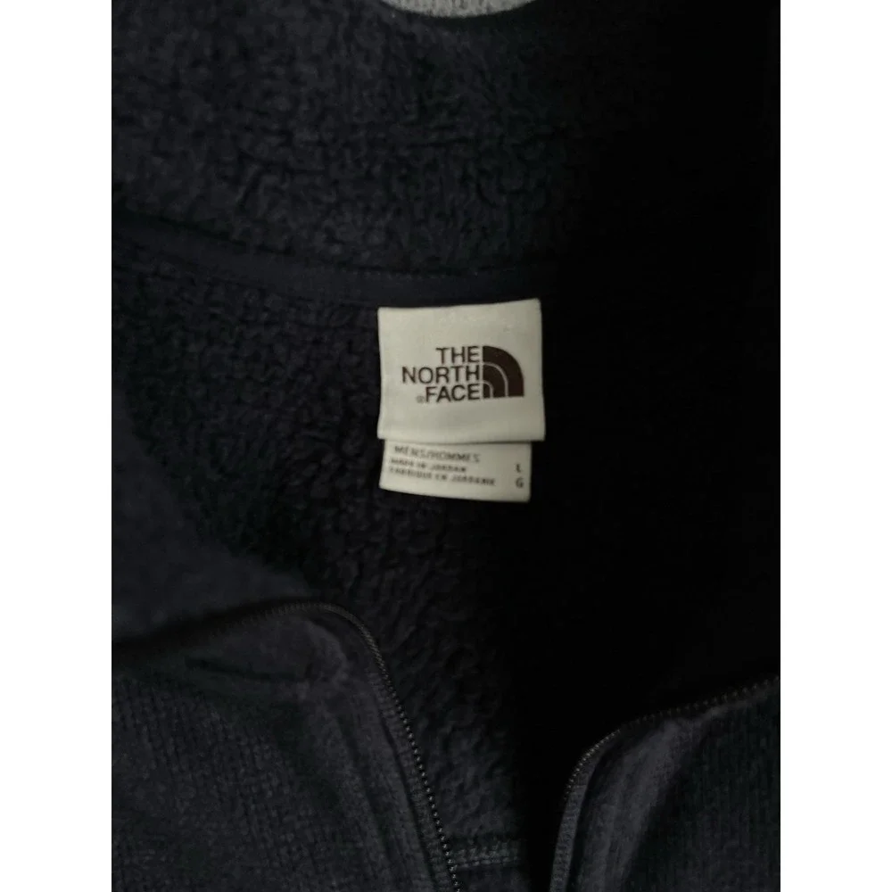 The North Face Fleece Large Gordon Lyons Full Zip Sweater Fleece Mens Black